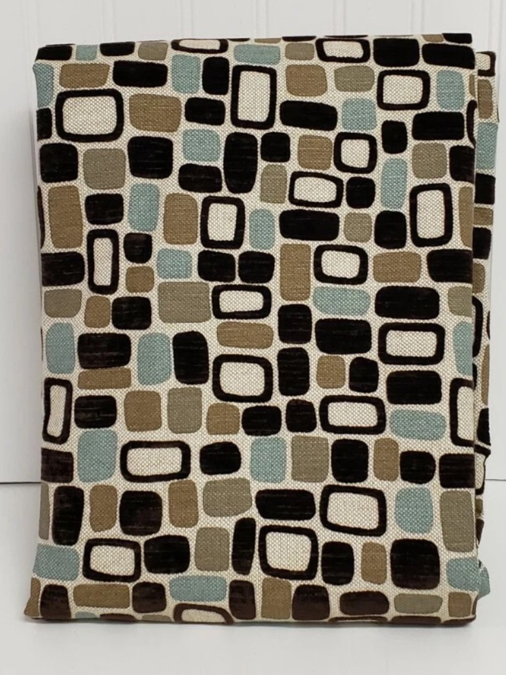 Mid Century Modern 108” Drape panel In Moonstone Linen MCM